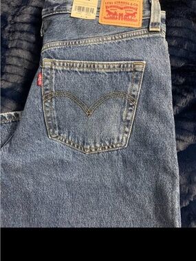 Levi's Light Blue Classic Denim Jeans with Red Tab